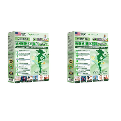 🔥Official Store | 🍋 Aetherium™ Moringa & Berberine 10-IN-1 Advanced Nano Microneedle Patch (Once Daily, visible changes in 7 days) ✅ Obesity, Diabetes, Sleep Apnea, And Joint Issues