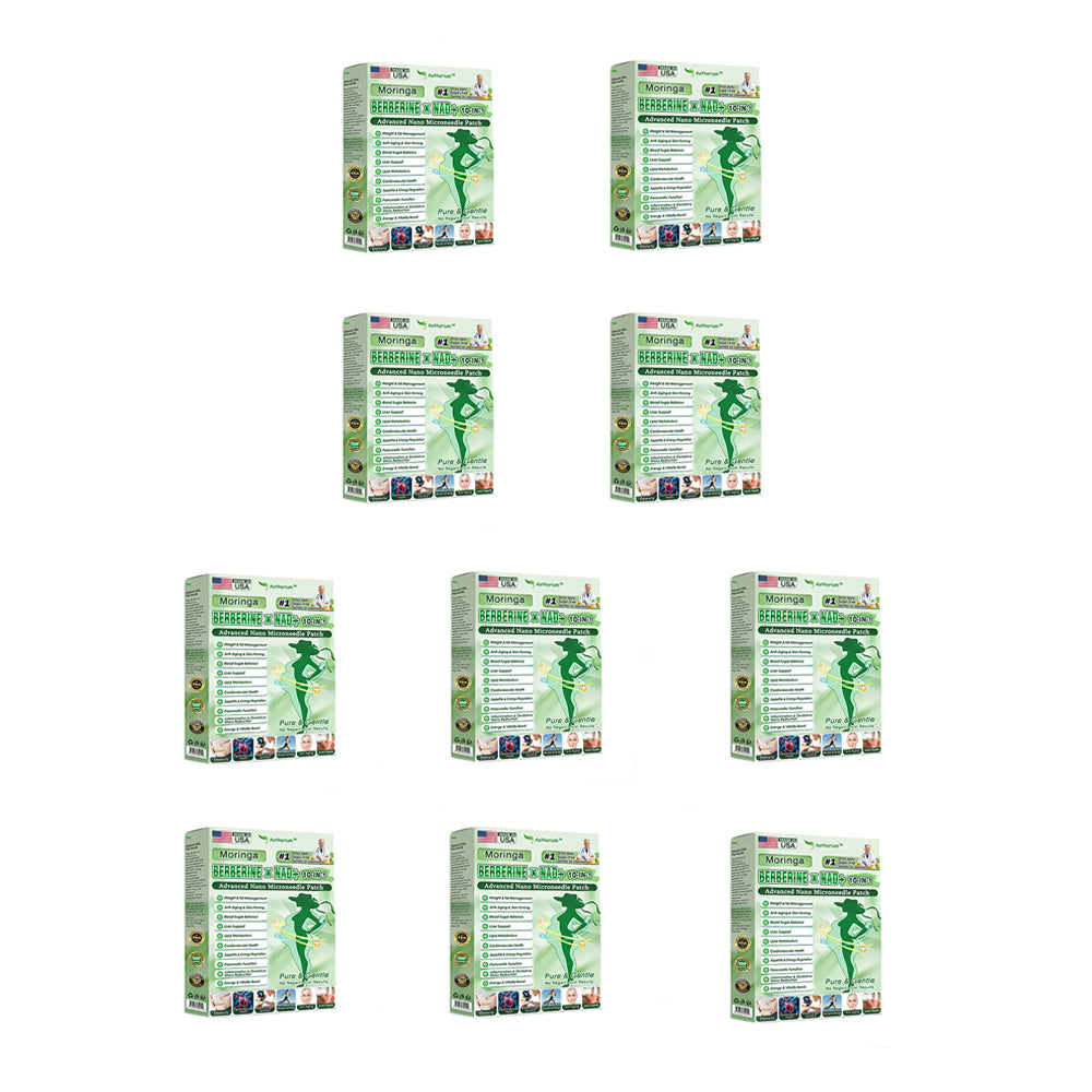 🔥Official Store | 🍋 Aetherium™ Moringa & Berberine 10-IN-1 Advanced Nano Microneedle Patch (Once Daily, visible changes in 7 days) ✅ Obesity, Diabetes, Sleep Apnea, And Joint Issues