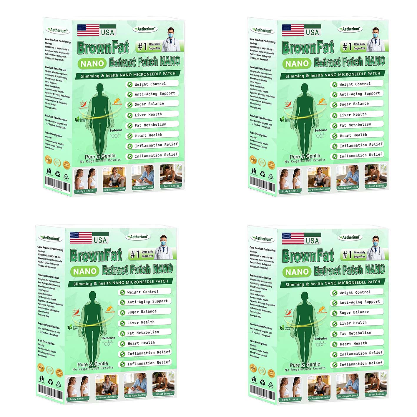 🌟 Official Store | 🍋 Aetherium™ Moringa & Berberine 10-IN-1 Advanced Nano Microneedle Patch (Once Daily, visible changes in 7 days) ✅ Obesity, Diabetes, Sleep Apnea, And Joint Issues